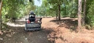 A recent land clearing contractor job in the Conroe, TX area